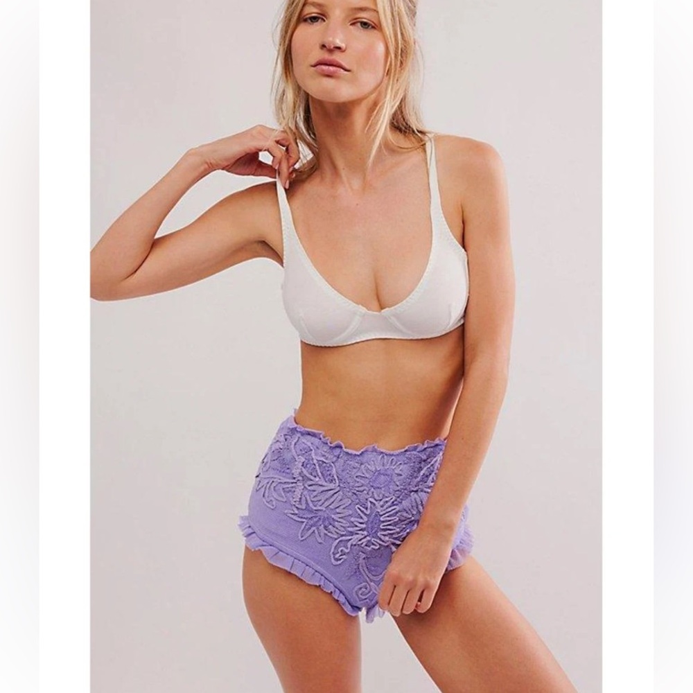 Free people bloom bloomer shorts lilac purple Size LARGE